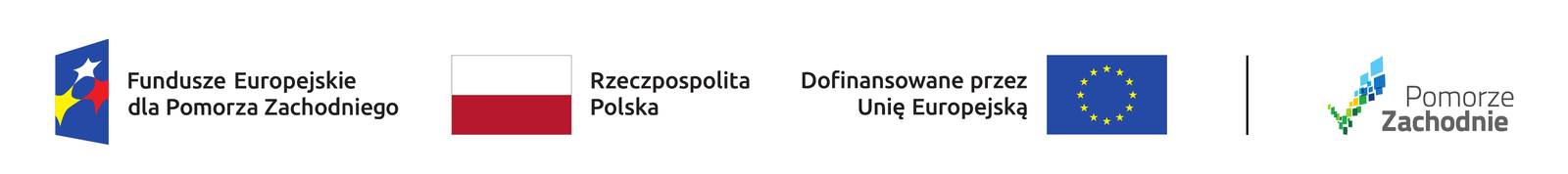 Fundusze Europejskie dla Pomorza Zachodniego, Rzeczpospolita Polska, Dofinansowane przez Unię Europejską, Pomorze Zachodnie